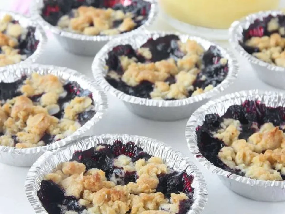 Mammas blåbärsbakelser