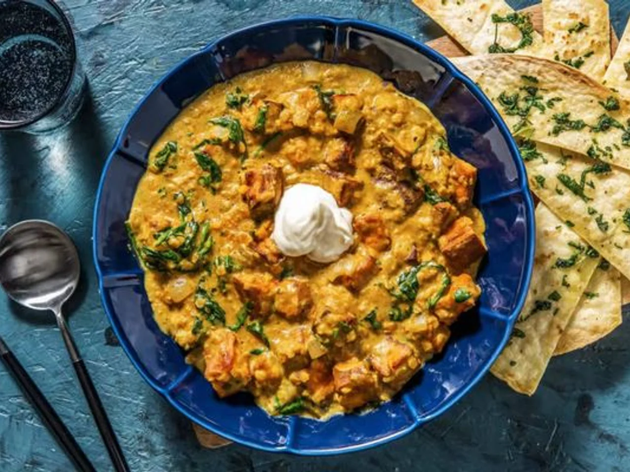 Krämig sötpotatisdhal