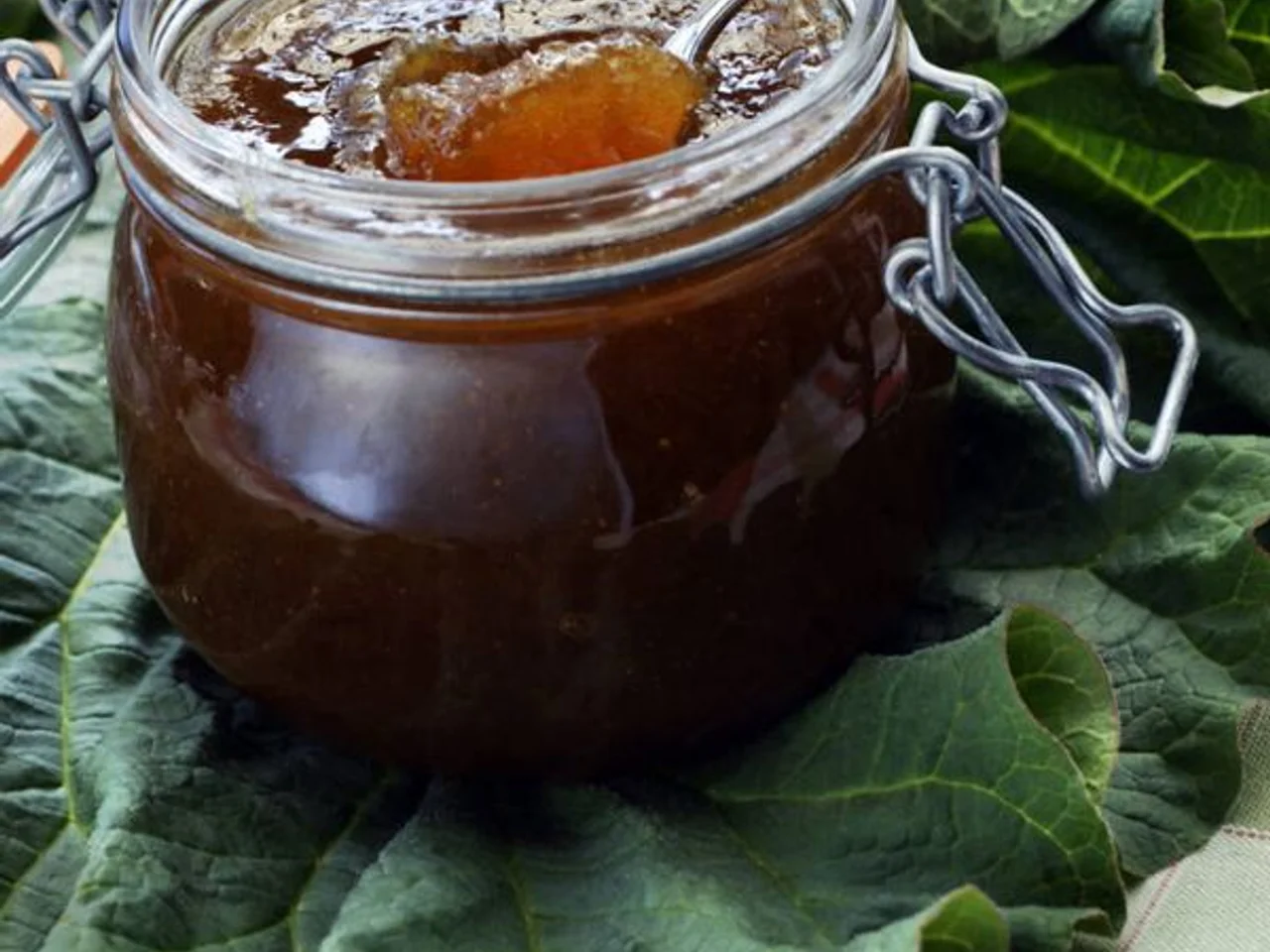 Rabarbermarmelad med ingefära